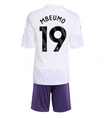 Manchester United Bryan Mbeumo #19 Udebanetrøje Børn 2025-26 Kortærmet (+ Korte bukser)